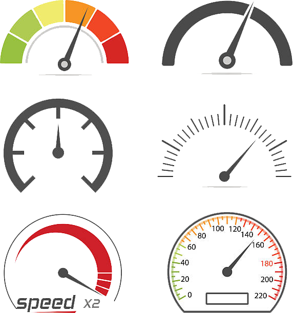 Varietyof Speedometer Designs PNG