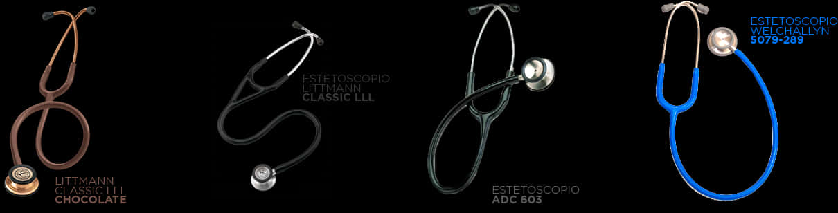 Varietyof Stethoscopes PNG