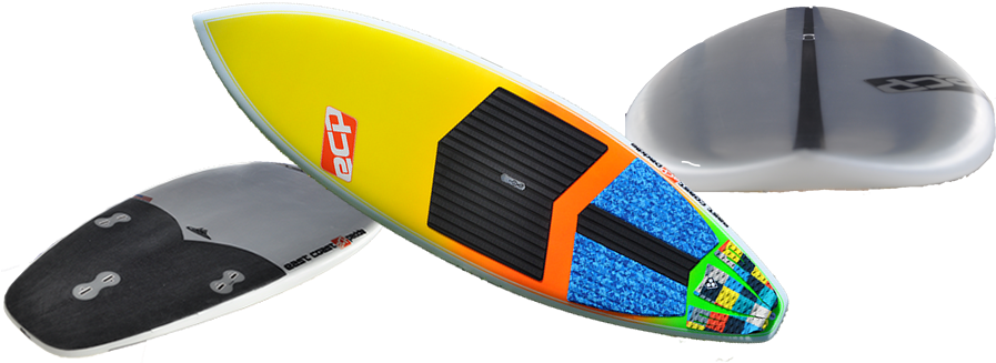 Varietyof Surfboards Displayed PNG
