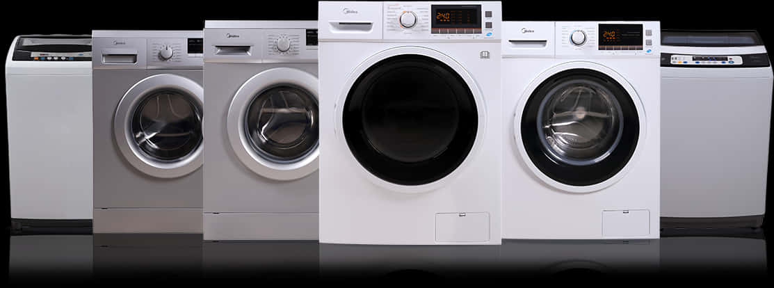 Varietyof Washing Machines PNG