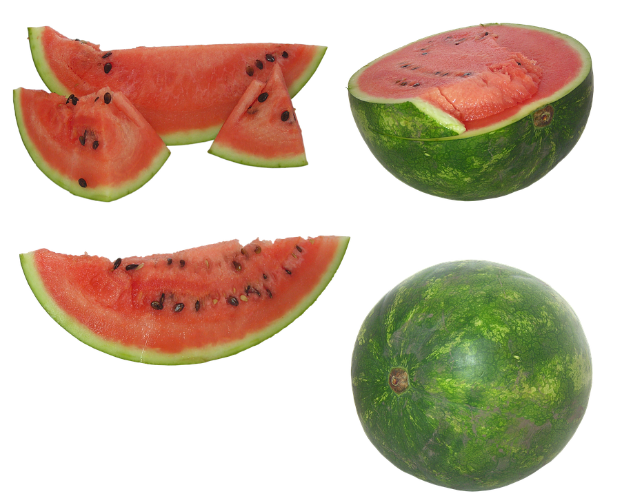 Varietyof Watermelon Slicesand Whole PNG