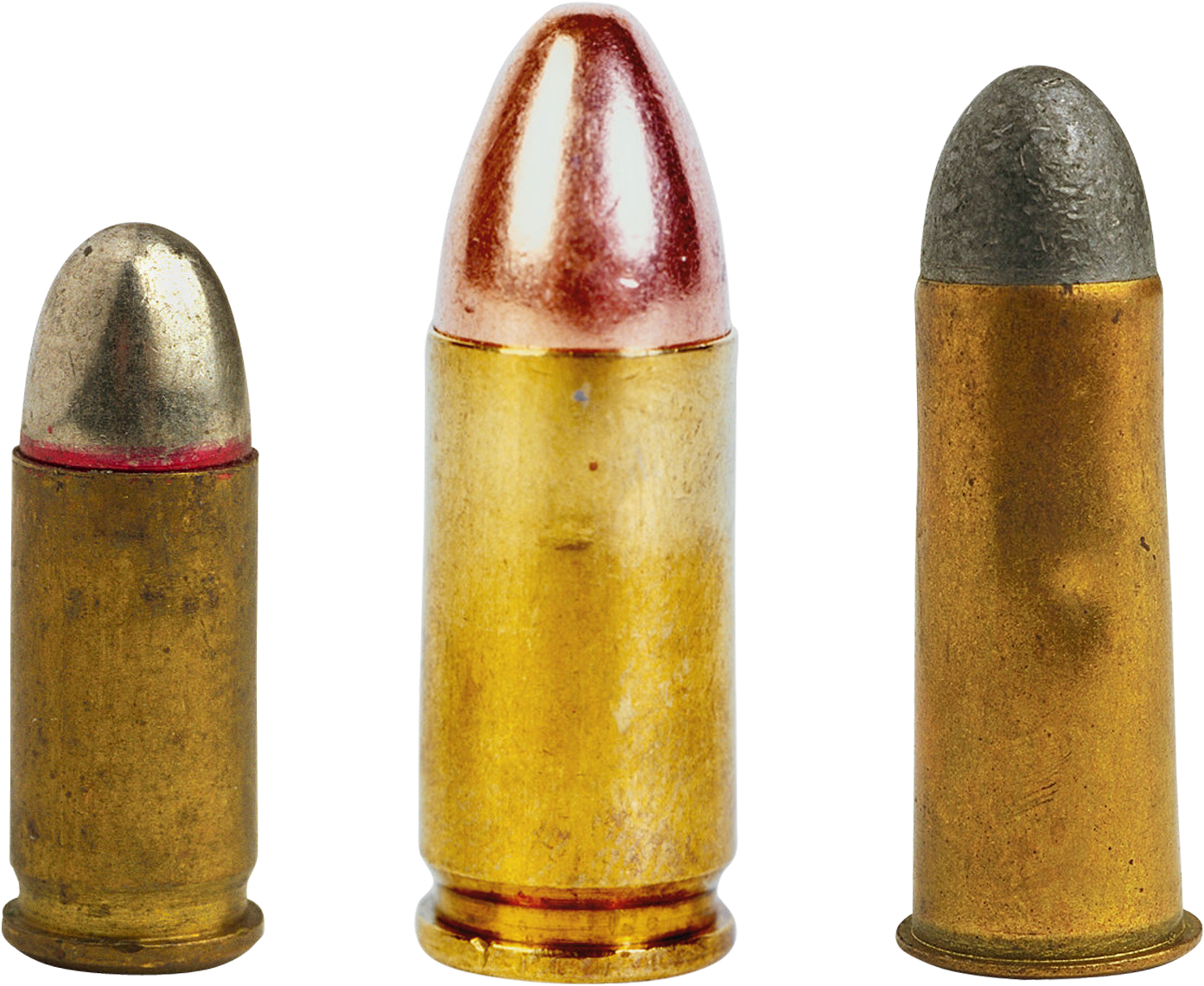 Various Caliber Bullets PNG