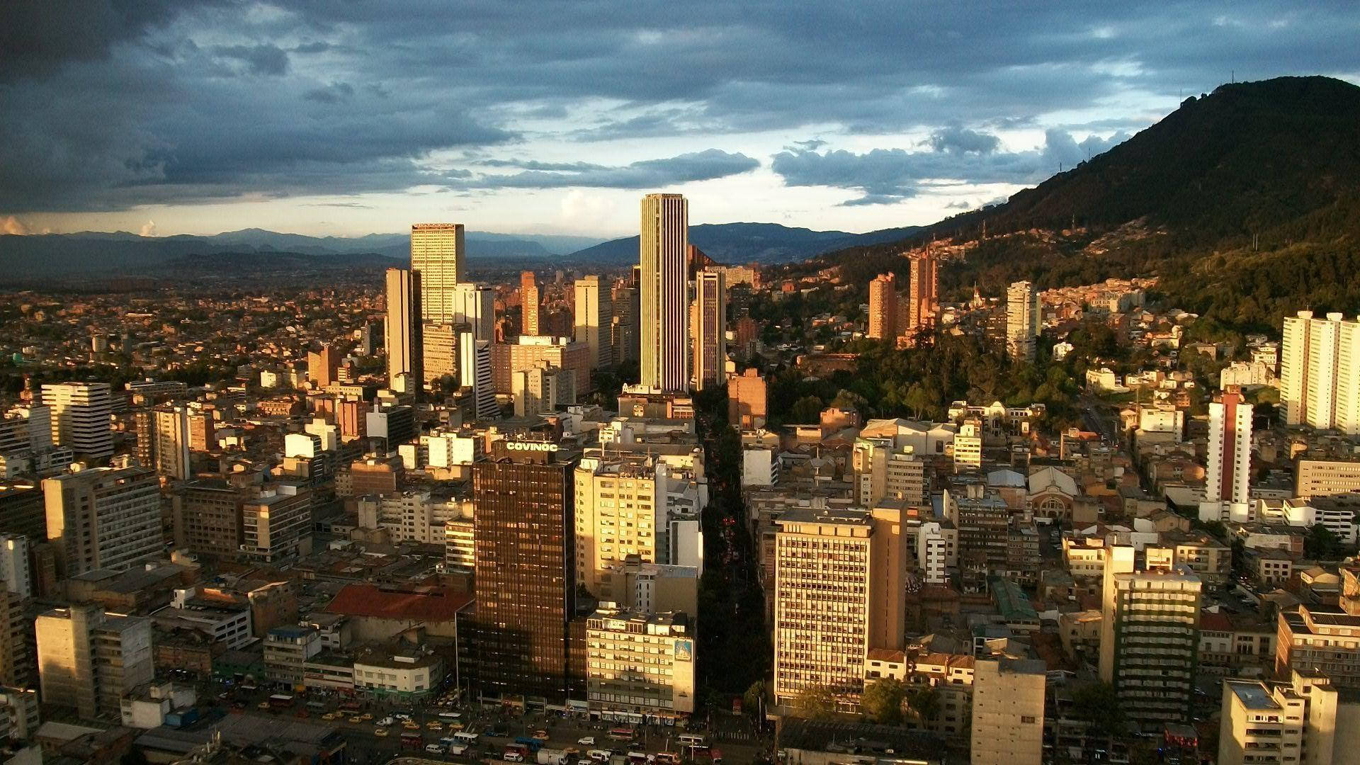 Vasta Area Di Bogota Colombia Sfondo