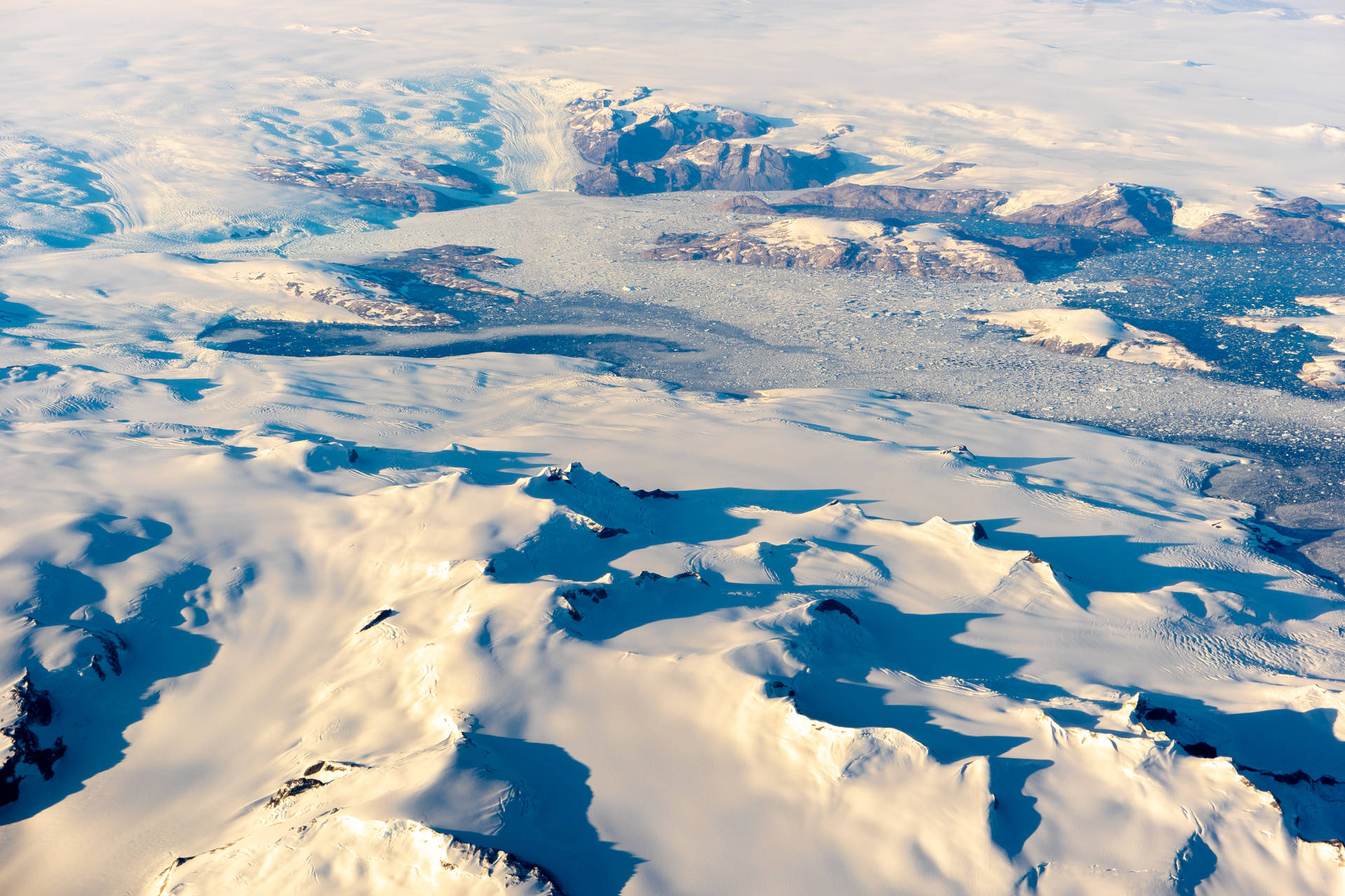 Vast Greenland Glacier