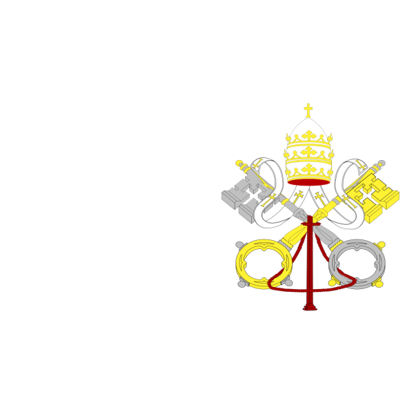 Vatican City Papal Emblem PNG