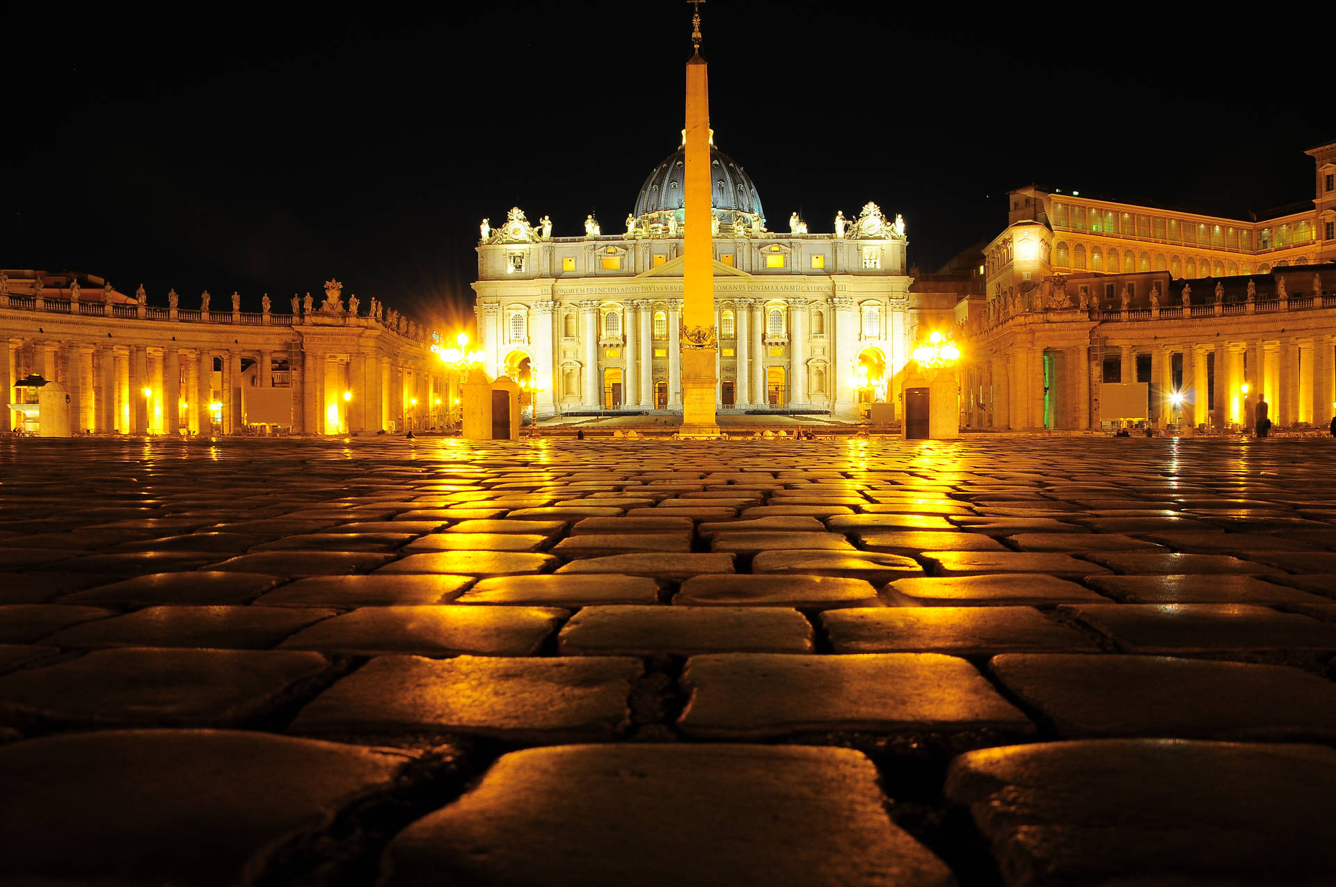 Vatican City St. Peter’s Square Night