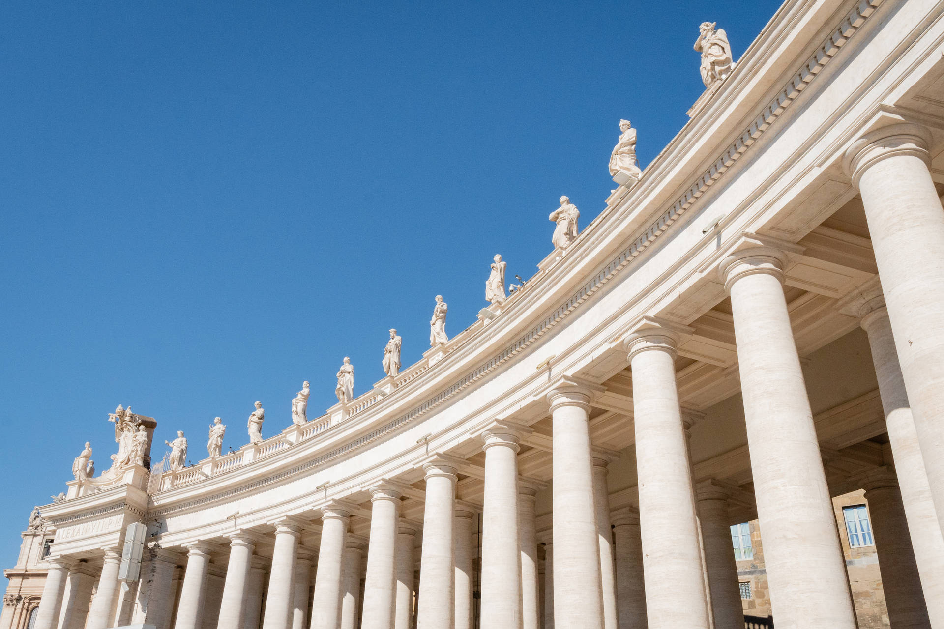 Vatican City St. Peter’s Square Pillars