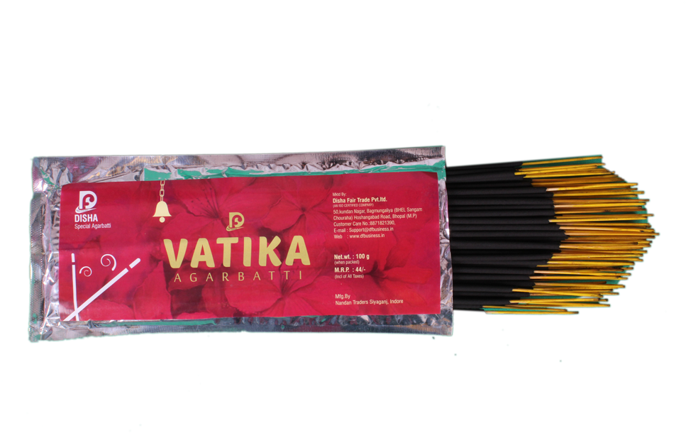 Vatika Agarbatti Incense Sticks Packaging PNG