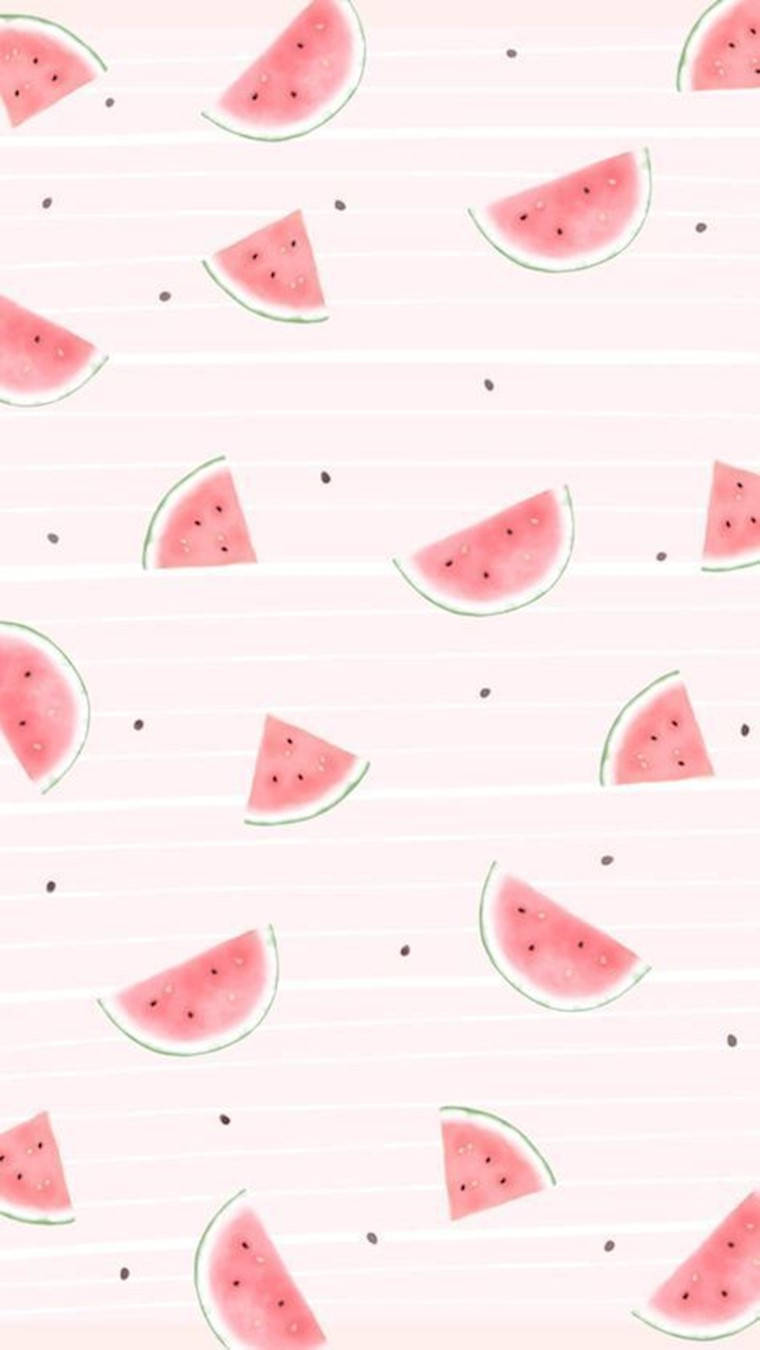 Vattenmelon Skivor Girly Iphone Wallpaper