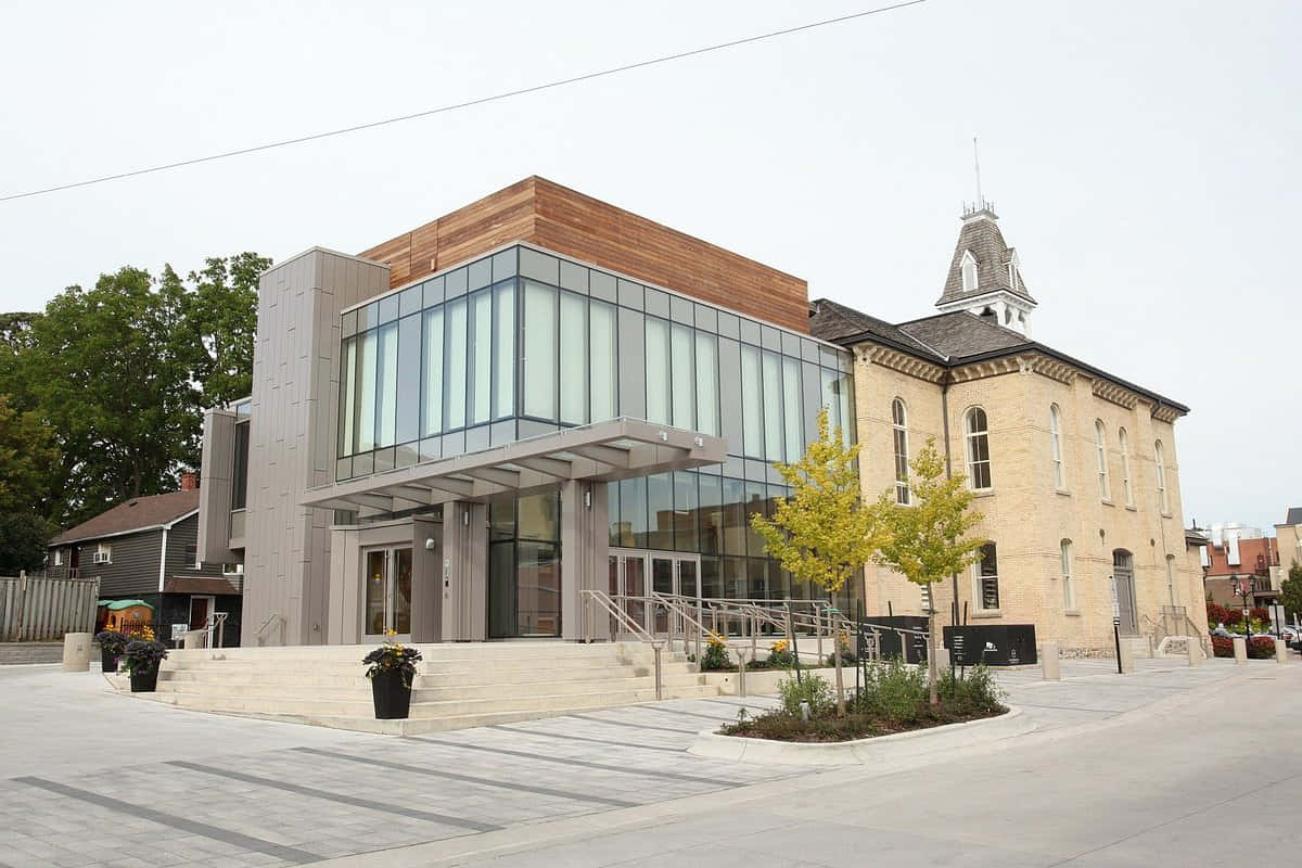 Vaughan Civic Centre: Moderni Kohtaa Historiallisen Taustakuva