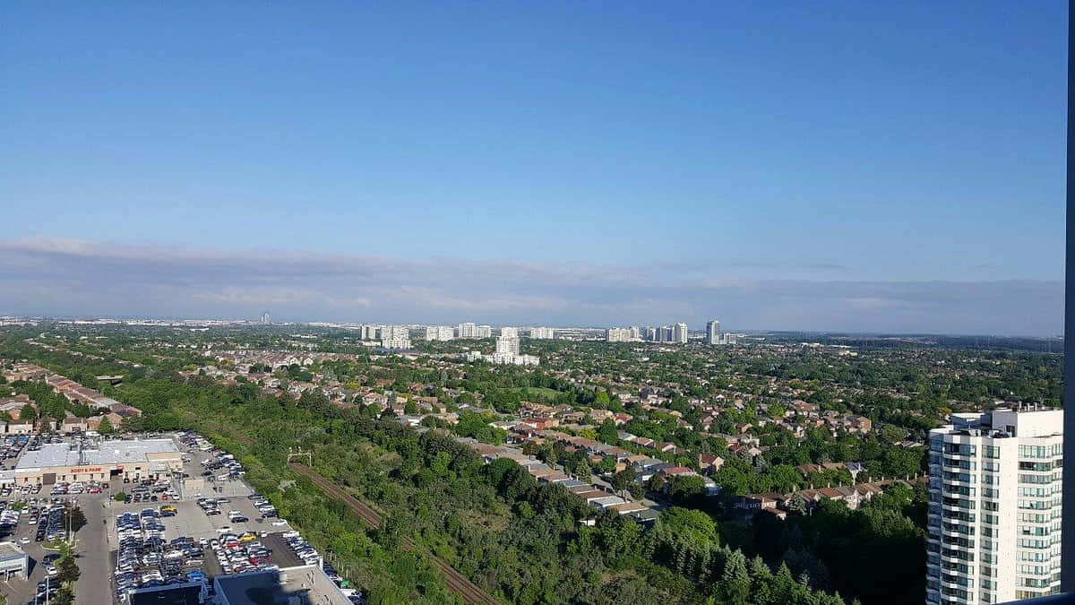 Vaughan Skyline Utsikt Bakgrunnsbildet