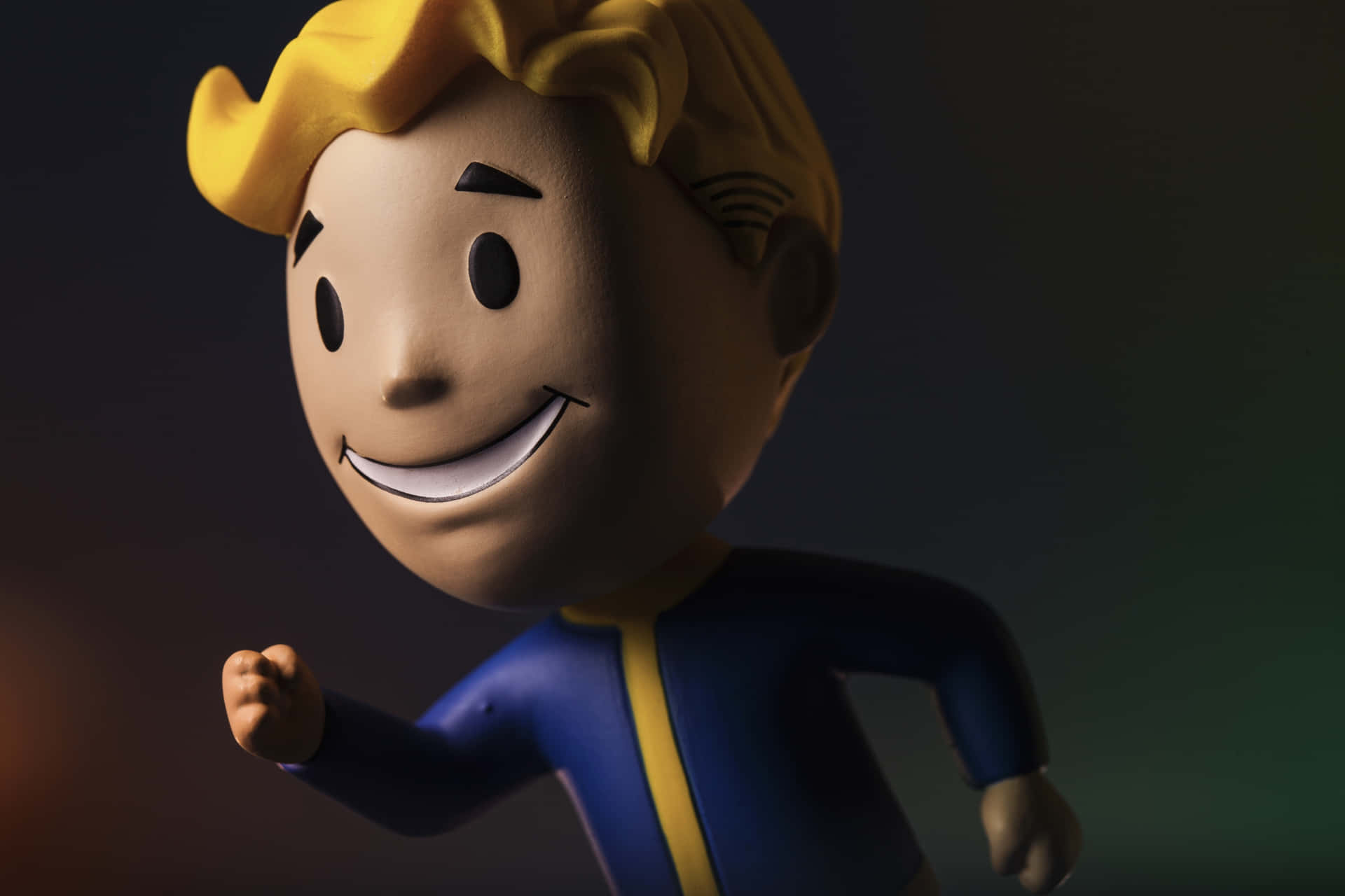 Vault Boy: The cheerful mascot from Fallout Wallpaper