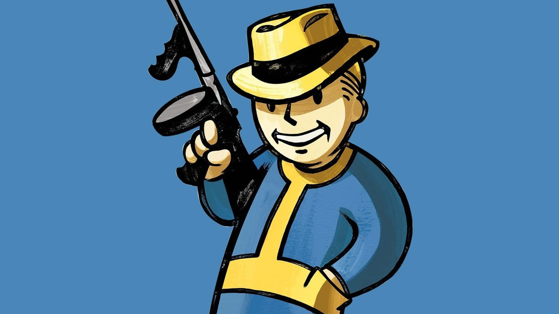 Live life to the fullest, Vault Boy-style! Wallpaper