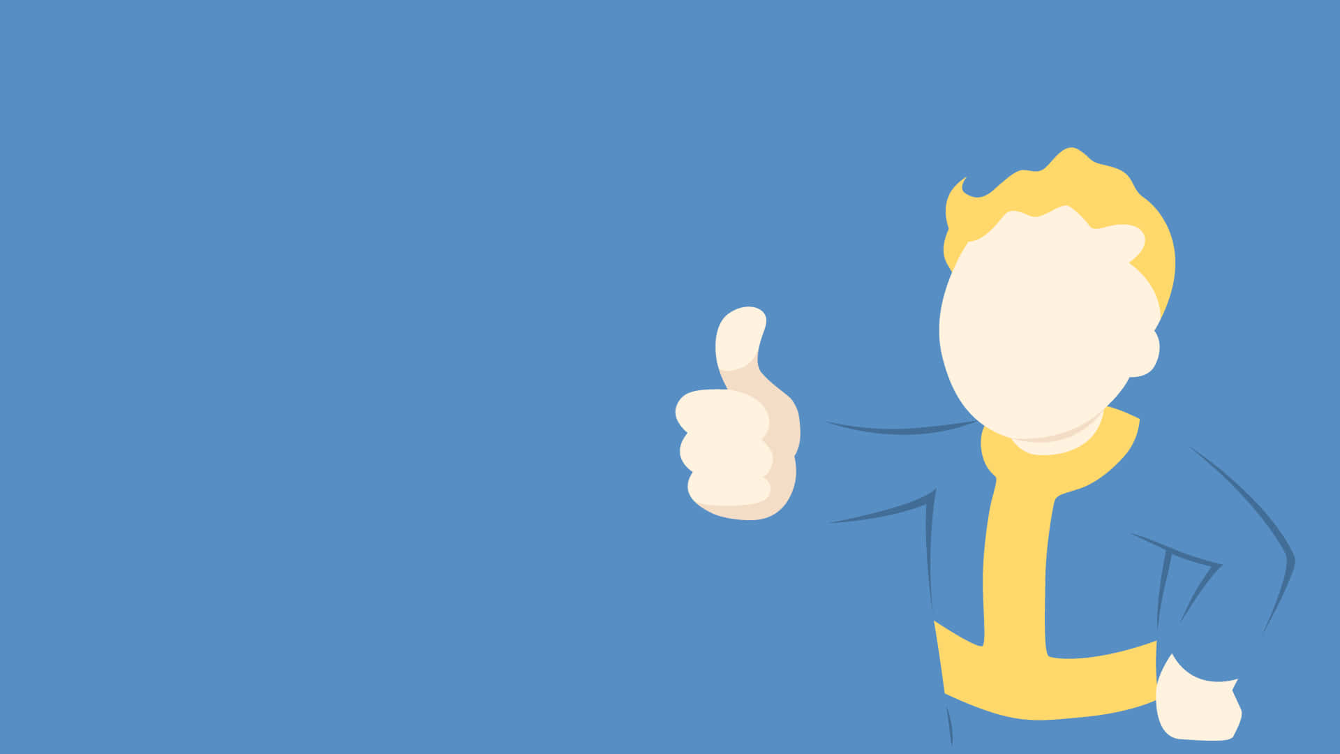 "Live with style - Vault Boy" Wallpaper