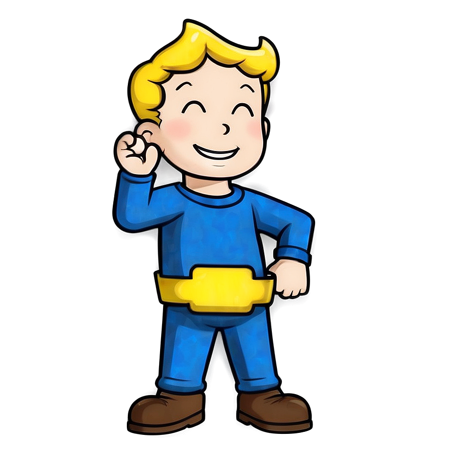 Vault Boy Charismatic Smile Png Sxf PNG