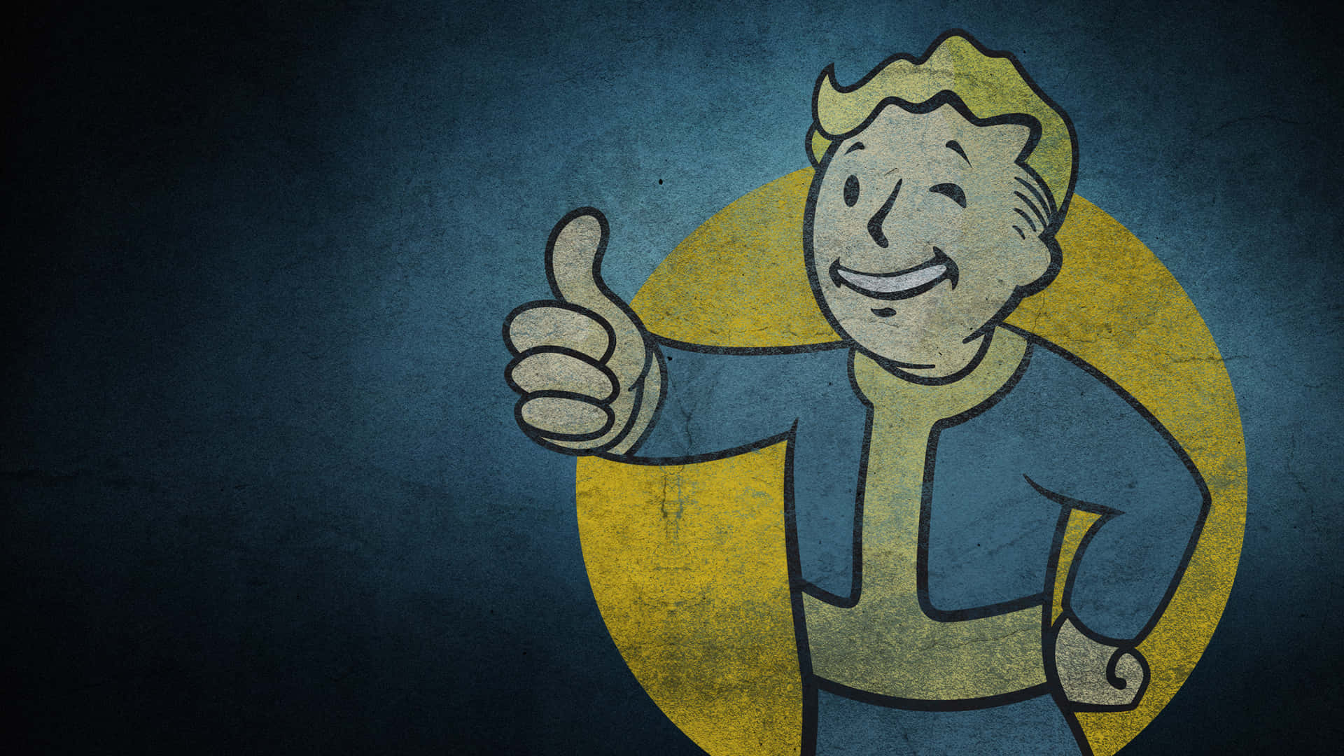 Vault Boy, den officielle mascot for Fallout Wallpaper