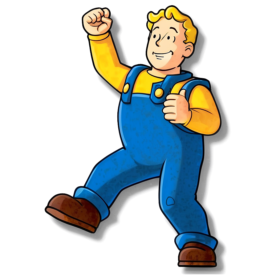 Vault Boy Illustration Png 06202024 PNG