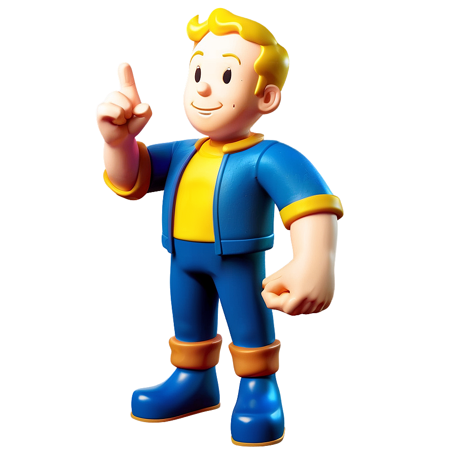 Vault Boy In 3d Png 79 PNG