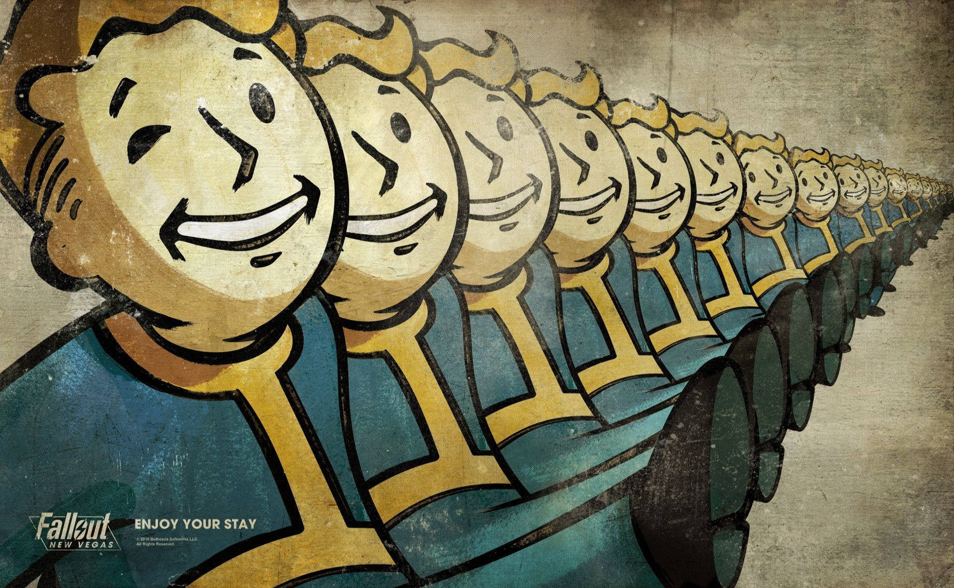 Vault Boy in Fallout: New Vegas Wallpaper