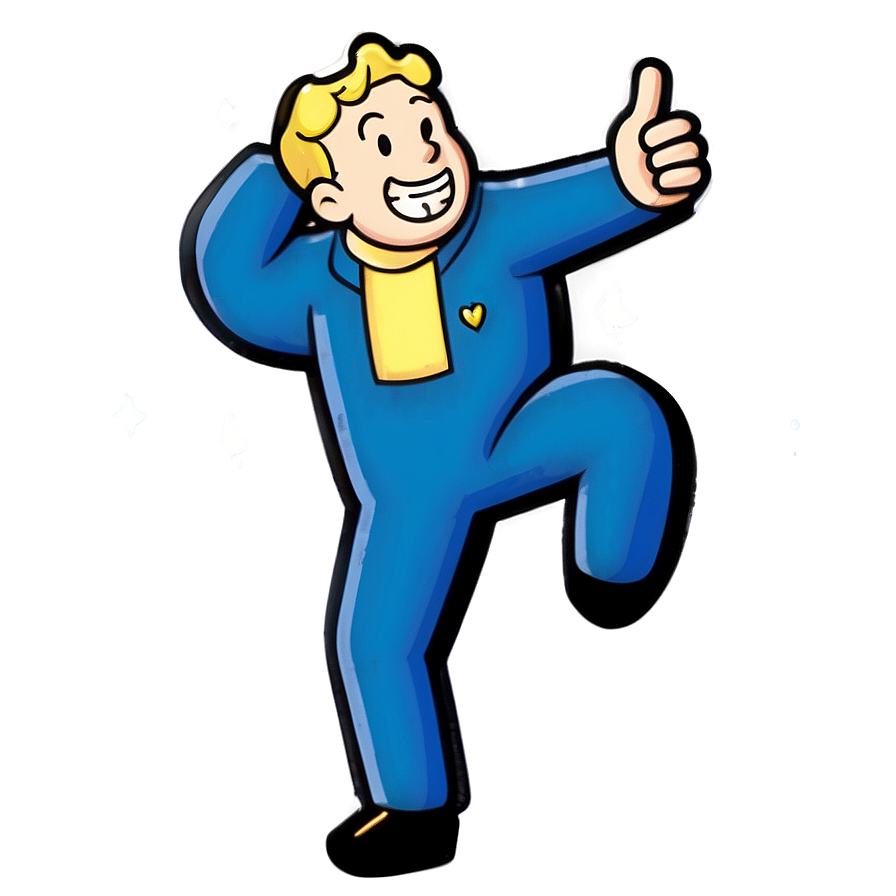 Vault Boy Promotional Art Png Sbm65 PNG