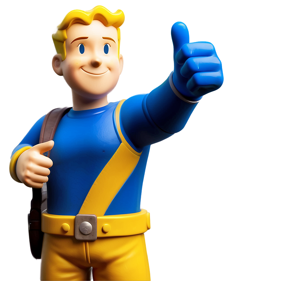 Download Vault Boy Thumbs Up Image Png 06202024 | Wallpapers.com