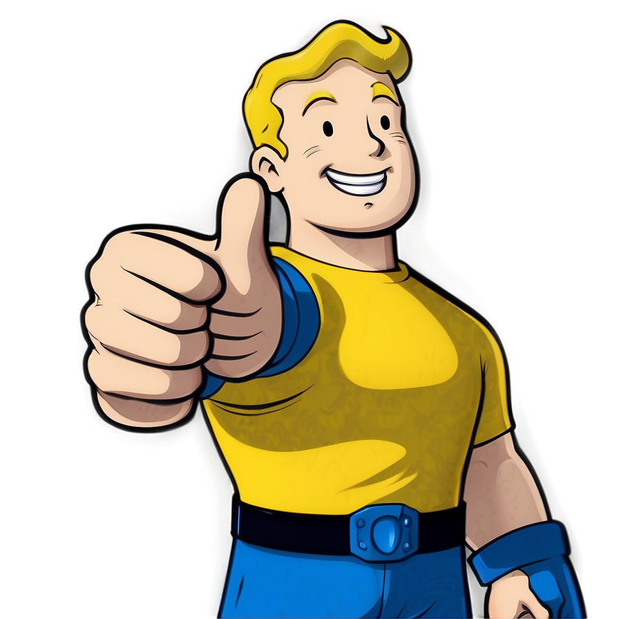 Vault Boy Thumbs Up Image Png Qxw92 PNG