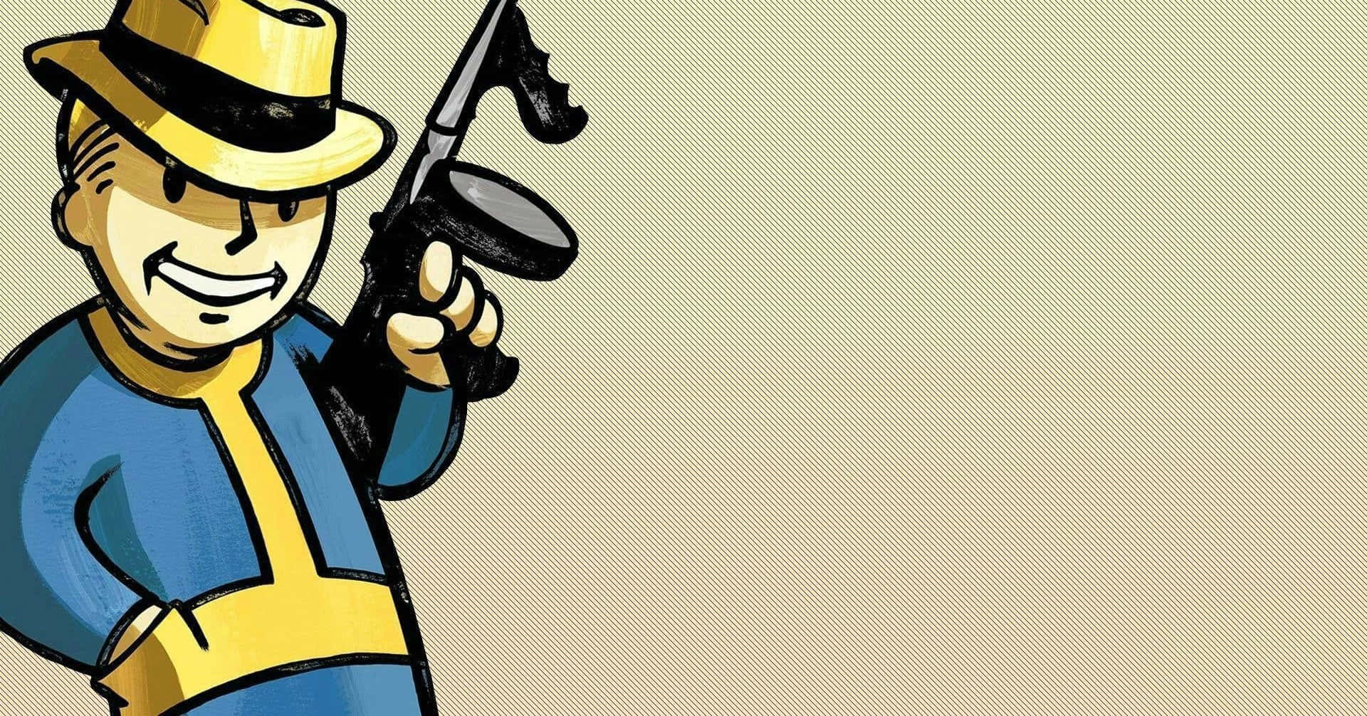 Live the adventure with Vault Boy Wallpaper
