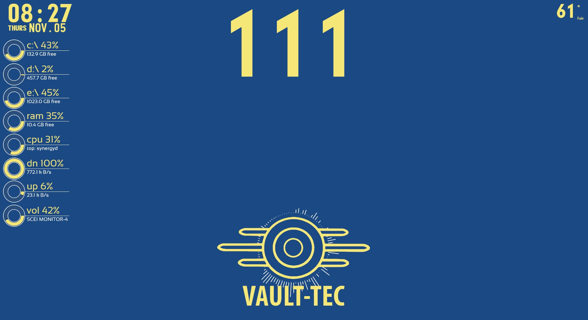 Vault-Tec Corporation Promotional Wallpaper Wallpaper