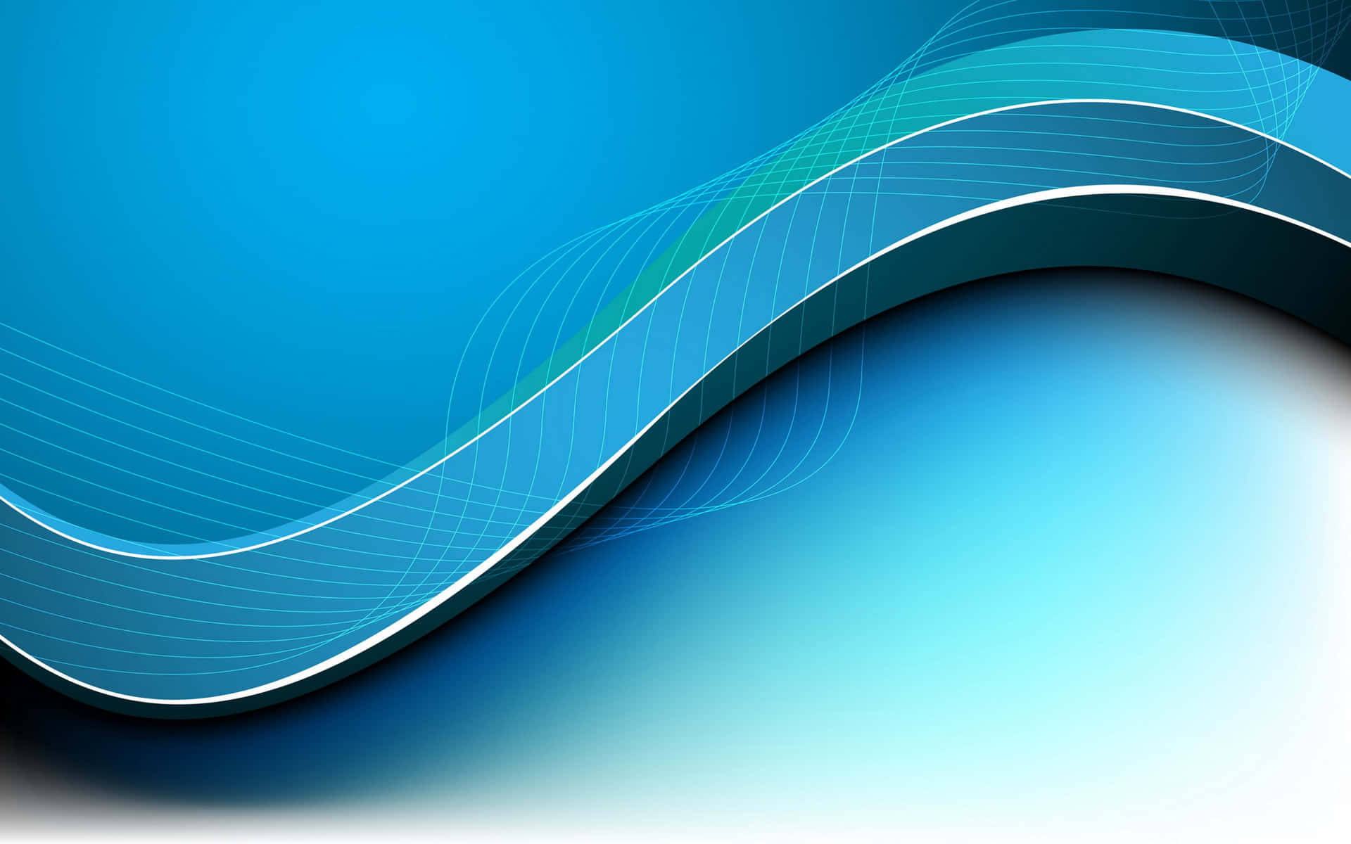 Blue Wave Design Vector Background