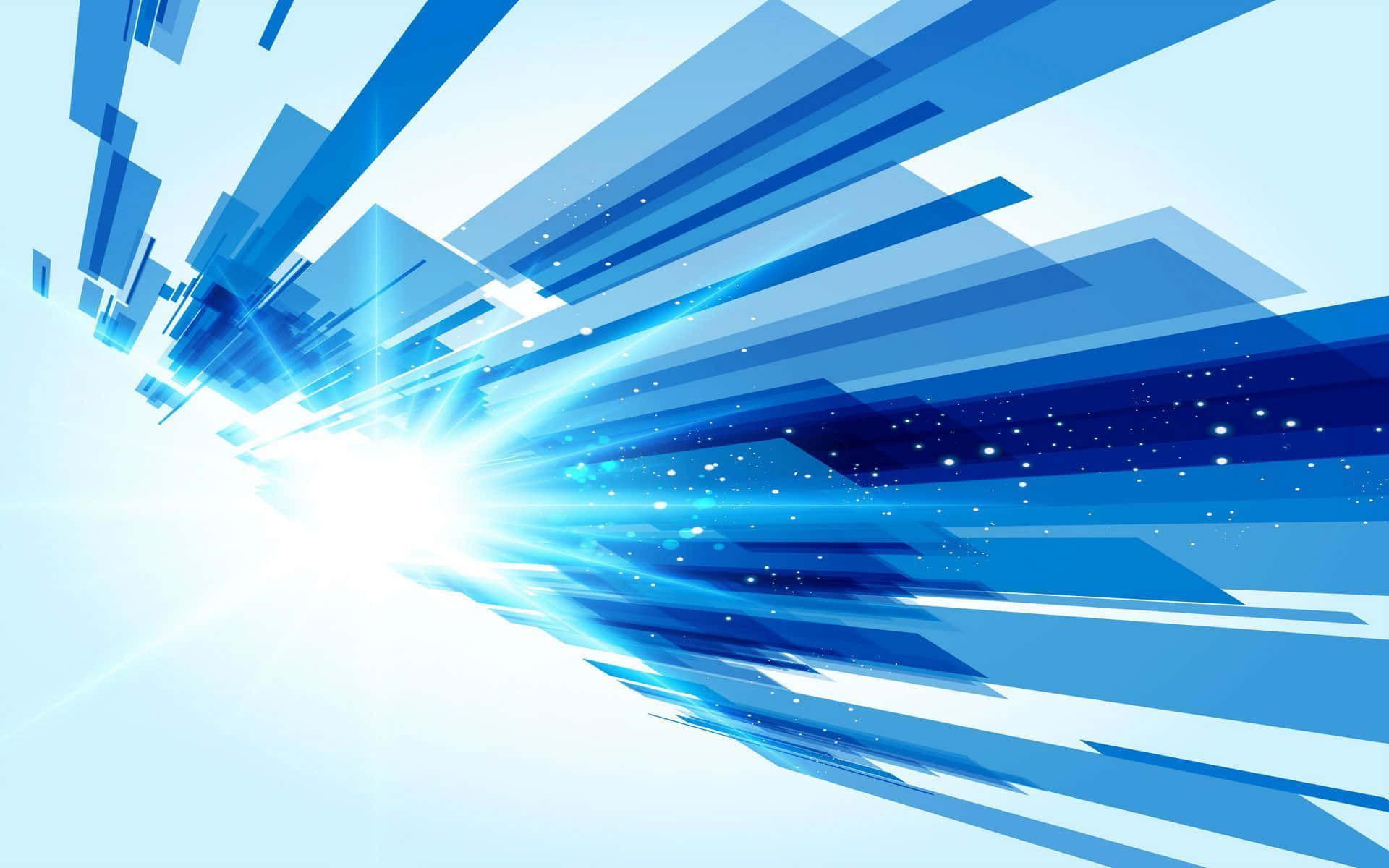 Blue Glass And Light Vector Background