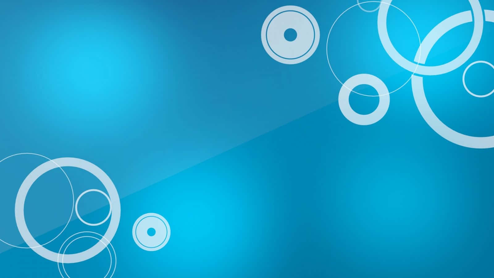 White Circles On Blue Vector Background