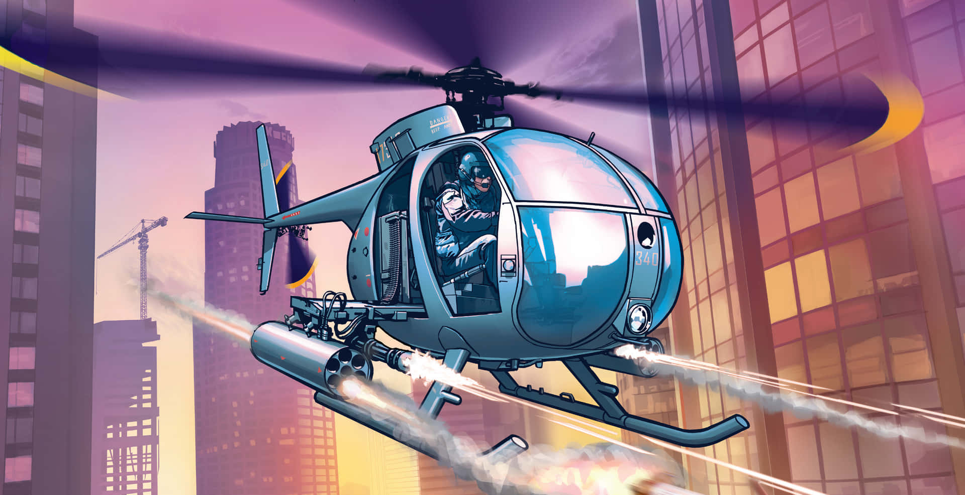 Vector Helicopters Wallpaper