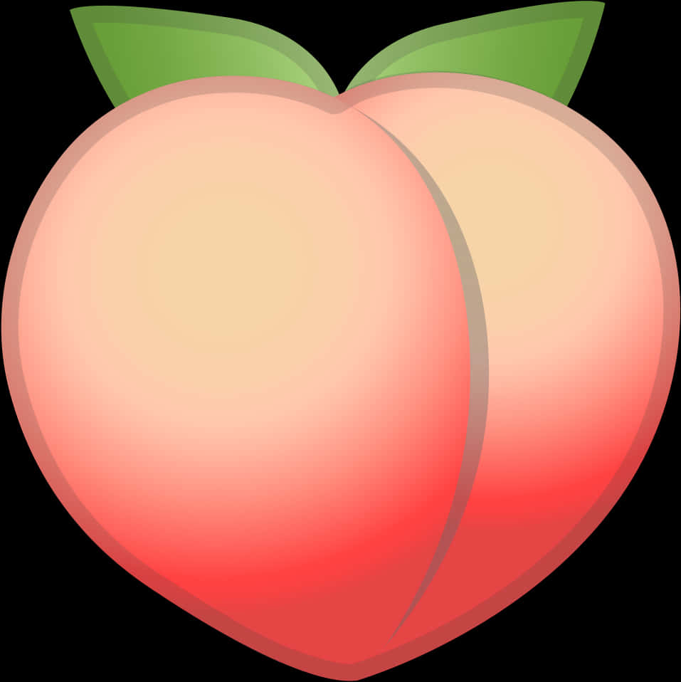 Vector Illustrationof Peach PNG