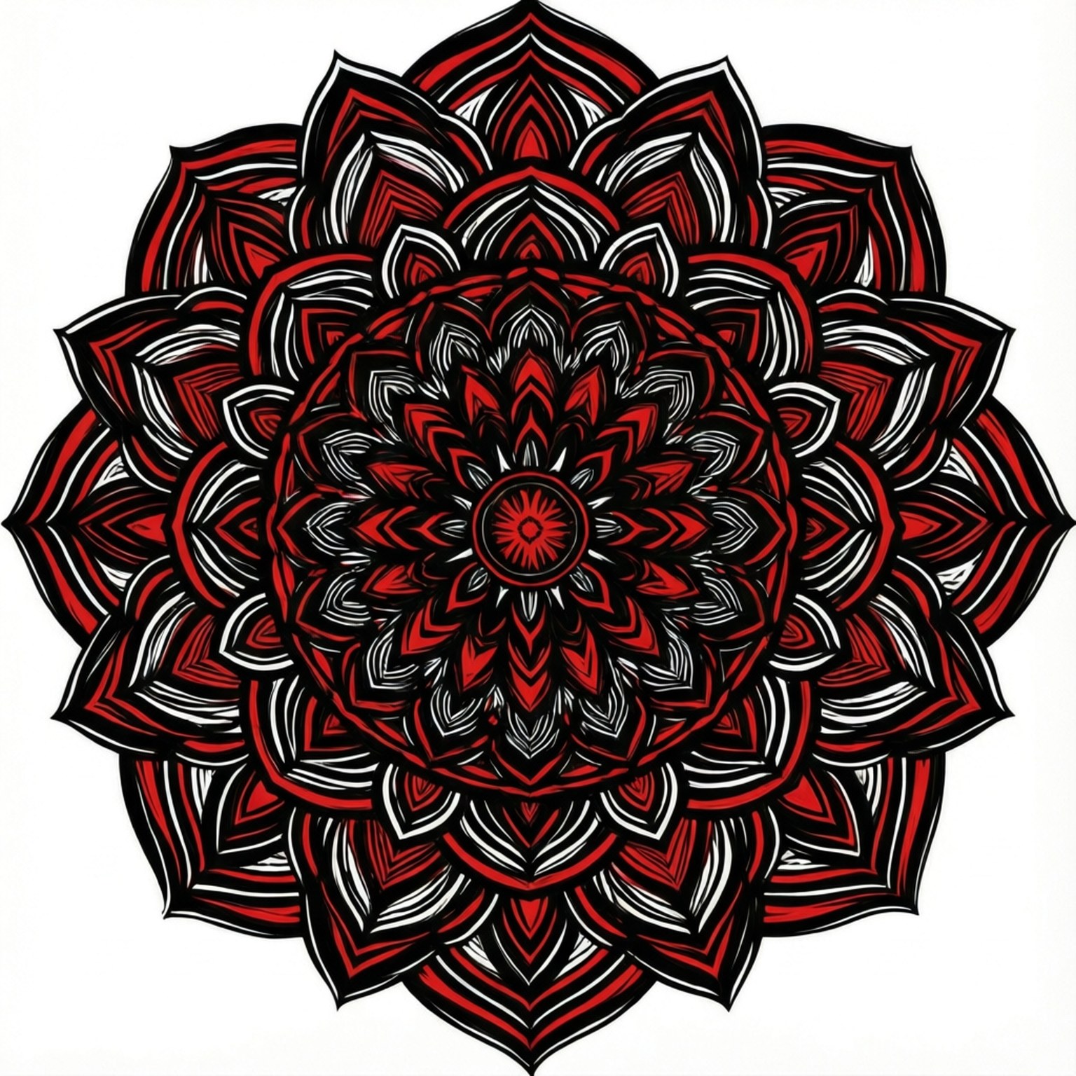 Vektor Mandala Mønster Wallpapers