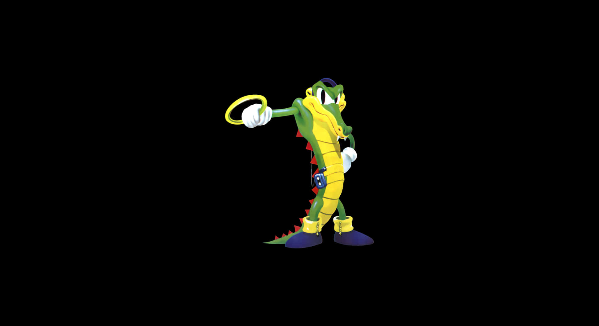 Vector The Crocodile Chilling In Style Wallpaper