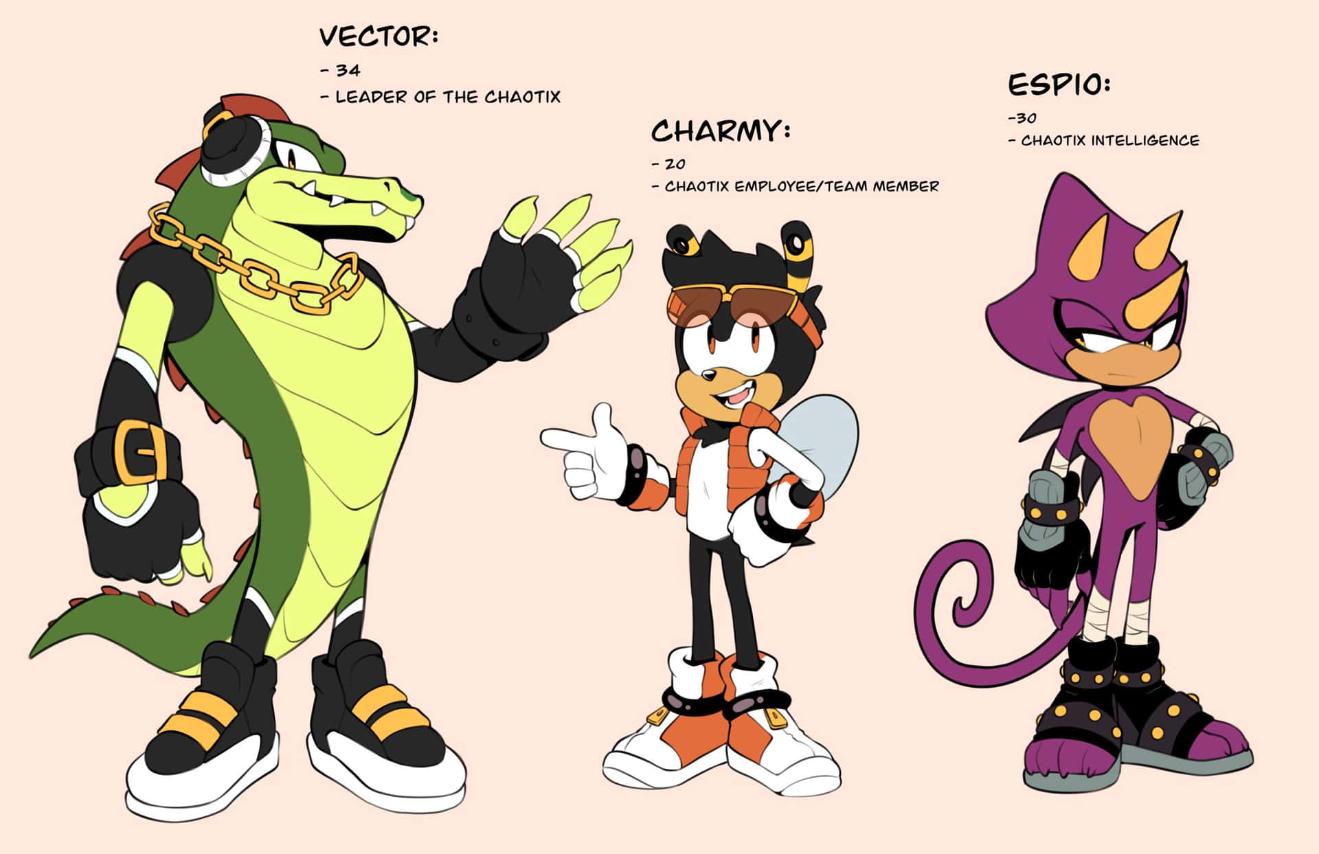 Espio charmy and vector