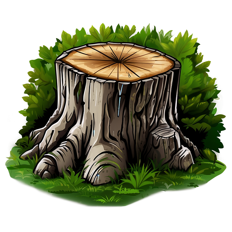 Vector Tree Stump Png Aos24 PNG