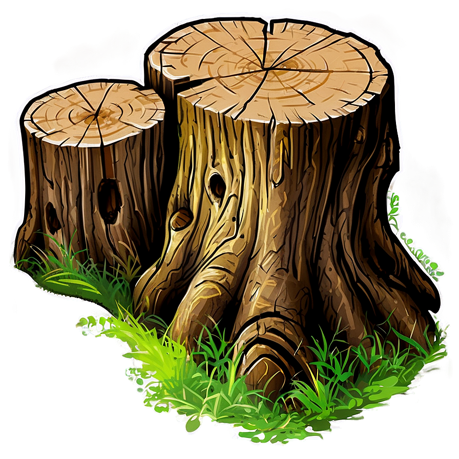 Vector Tree Stump Png Mto59 PNG