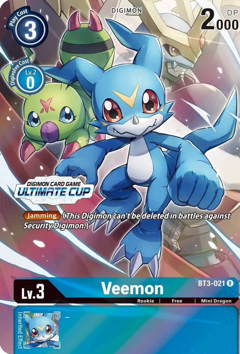 Veemon - The Brave Digital Monster Wallpaper