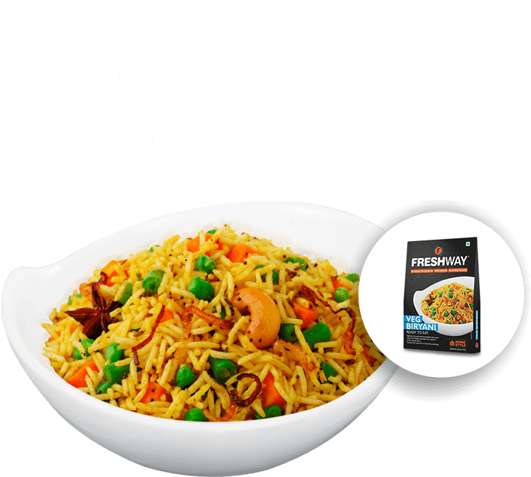 Veg Biryani Online Order Advertisement PNG