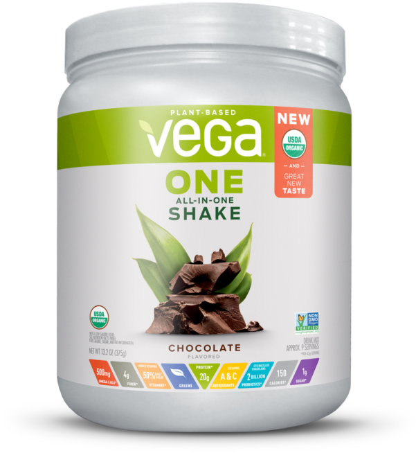 Vega One Chocolate Protein Shake PNG