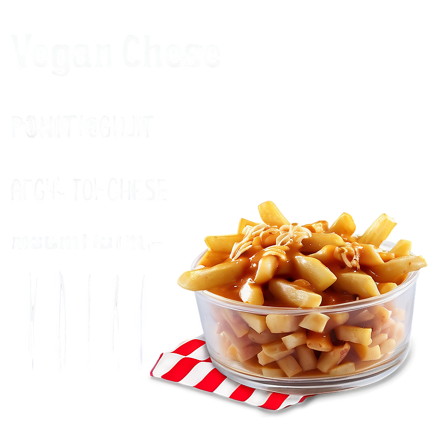 Vegan Cheese Poutine Delight Png Jfl PNG