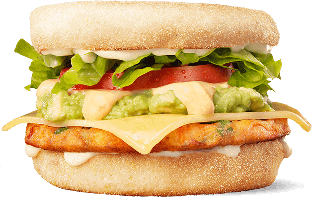 Vegan Chicken Sandwichwith Avocado PNG