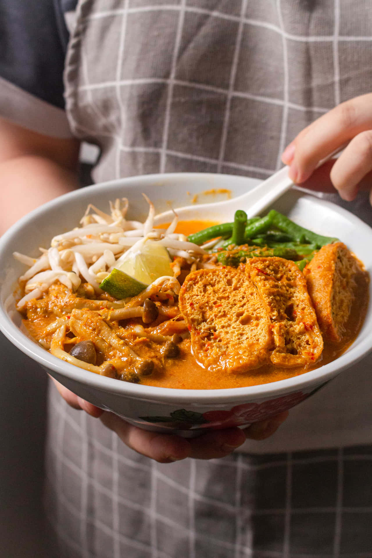 Vegan Curry Laksa Without Meat Picture