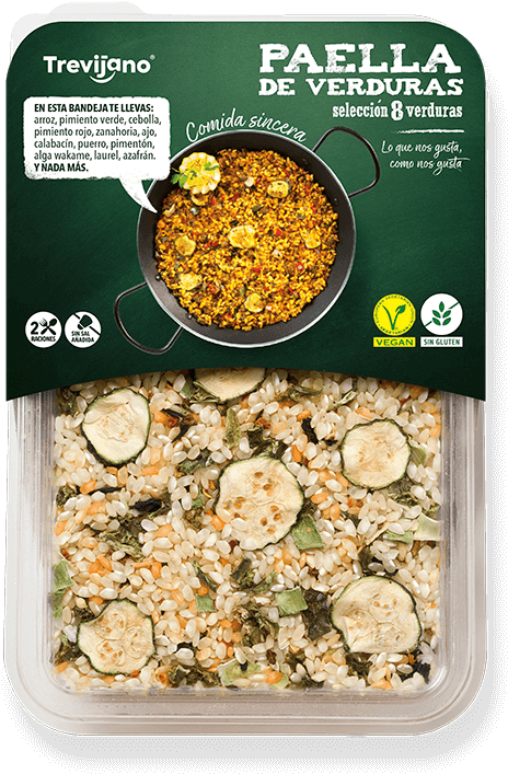 Vegan Paella Prepackaged Meal PNG