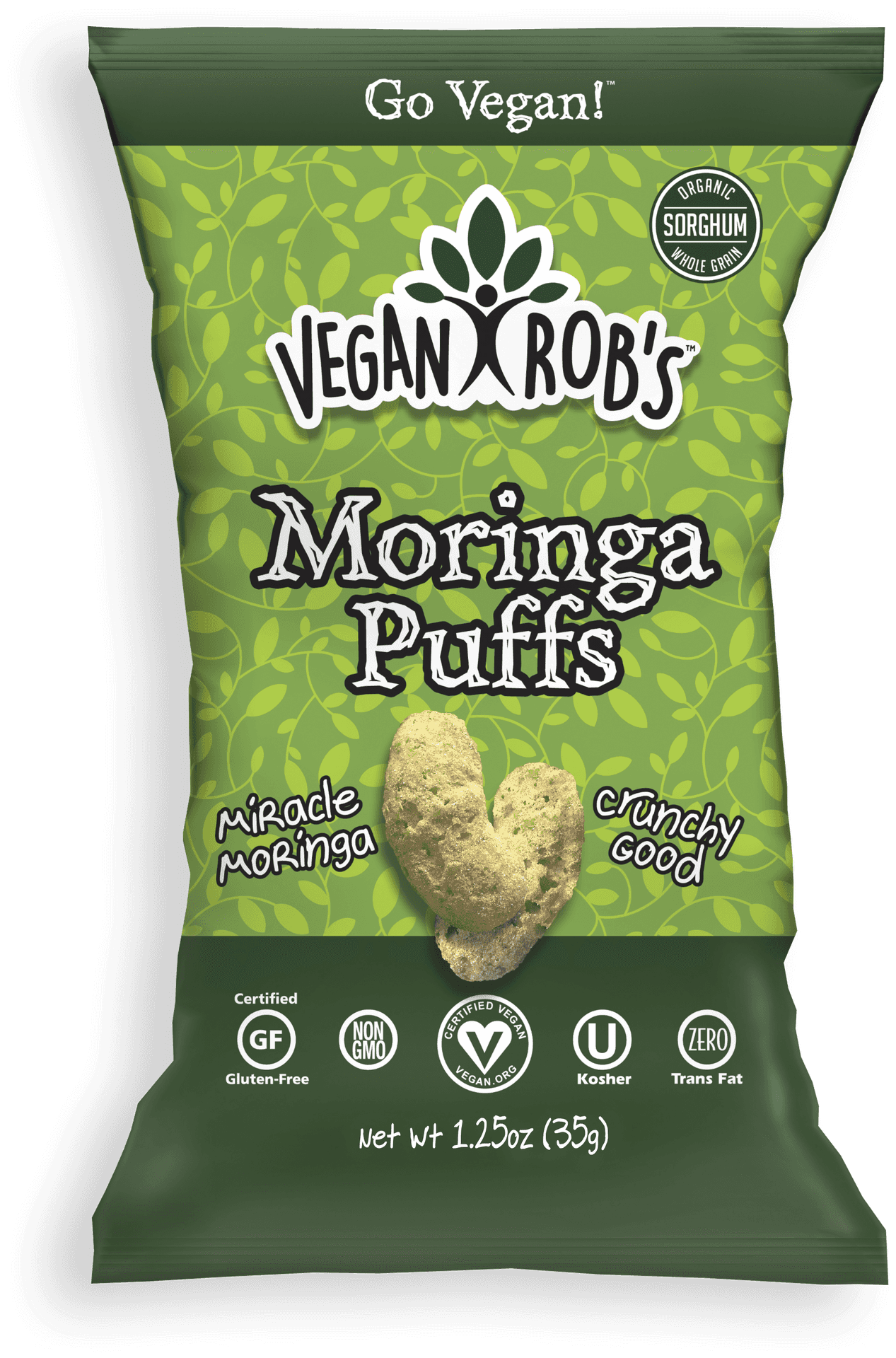 Vegan Robs Moringa Puffs Snack Package PNG