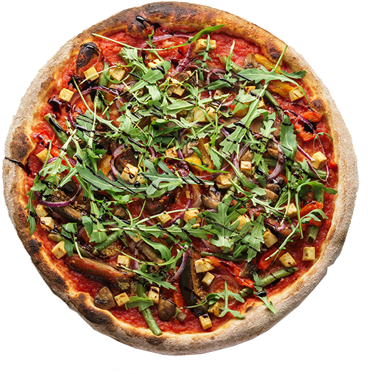 Vegan Tofu Pizza Delicious PNG