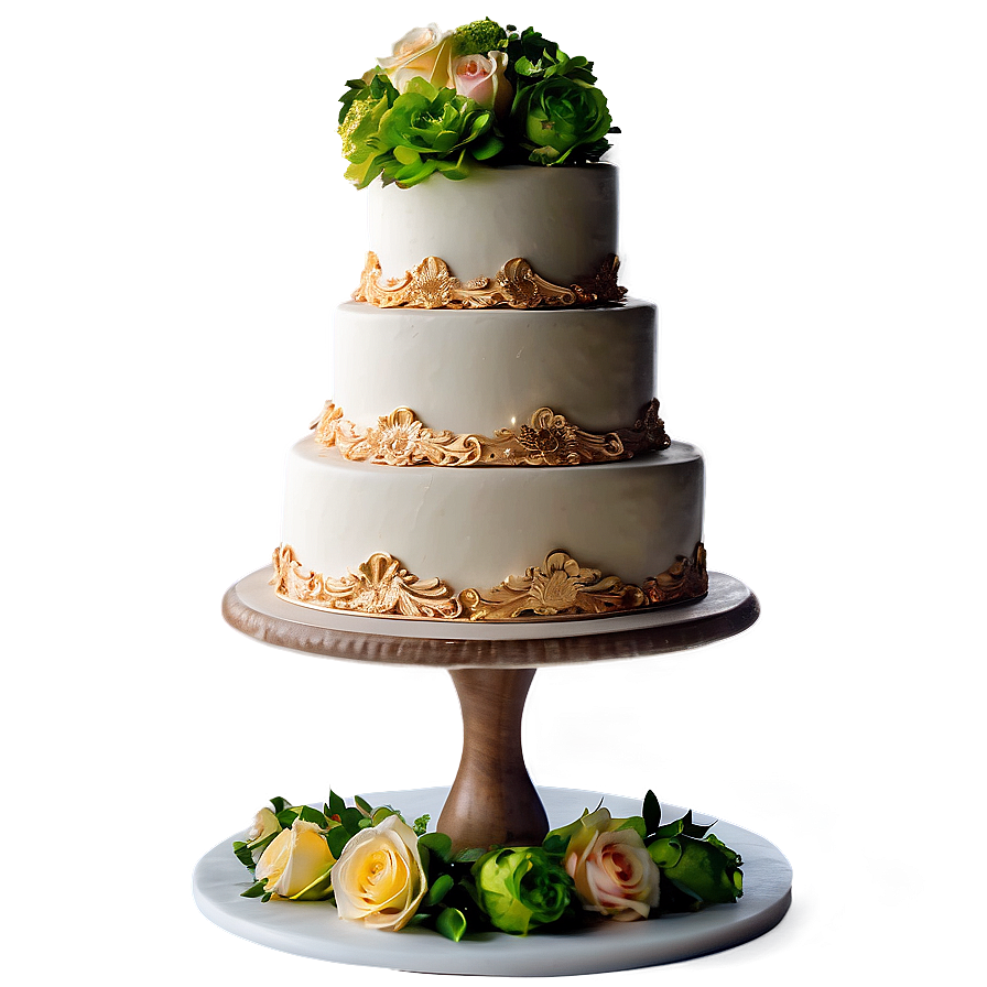 Vegan Wedding Cake Png 06122024 PNG