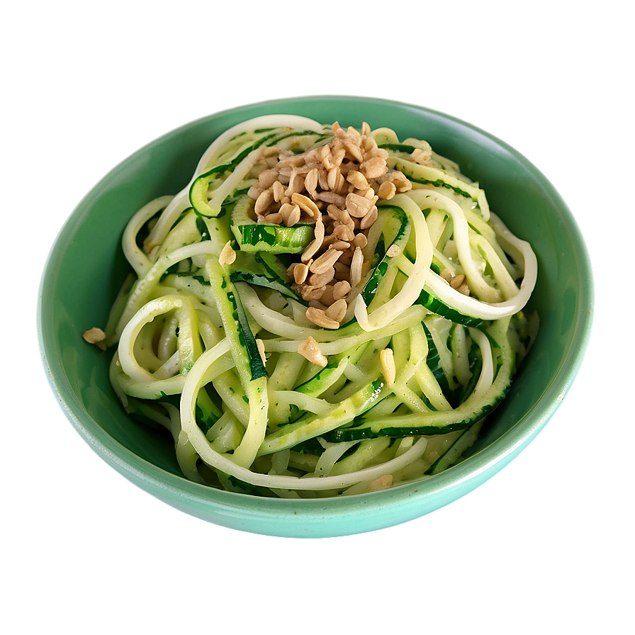 Vegan Zucchini Noodles Png 2 PNG