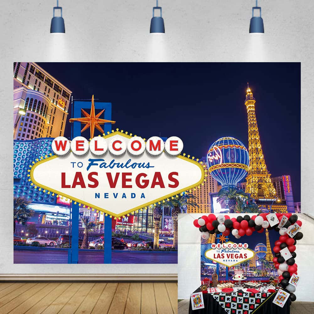 Las Vegas baggrund dekorationer